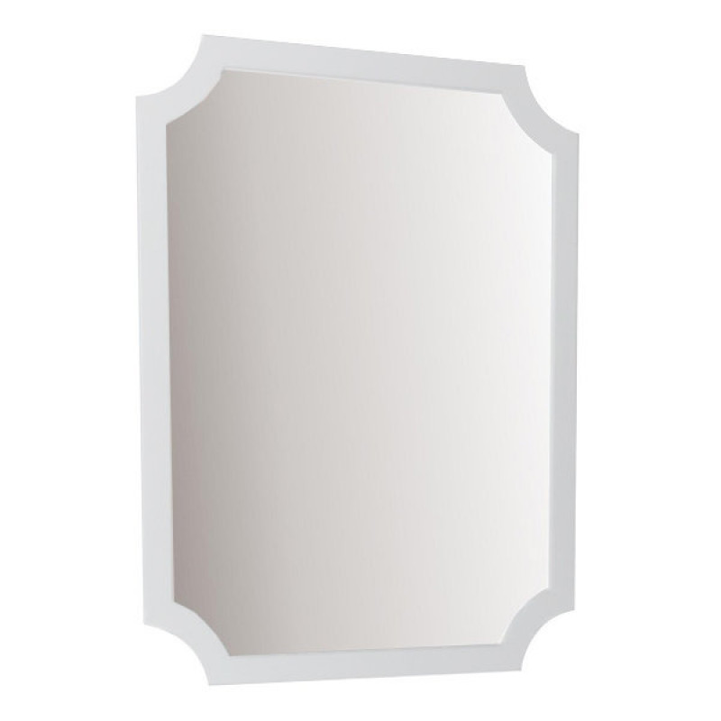 Зеркало 75x100 Атолл Ренессанс Прямоугольник белый матовый 